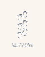 Small Steps Poster och Canvastavla
