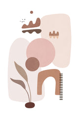 Tropical Villa Color and Shapes 23 Poster och Canvastavla