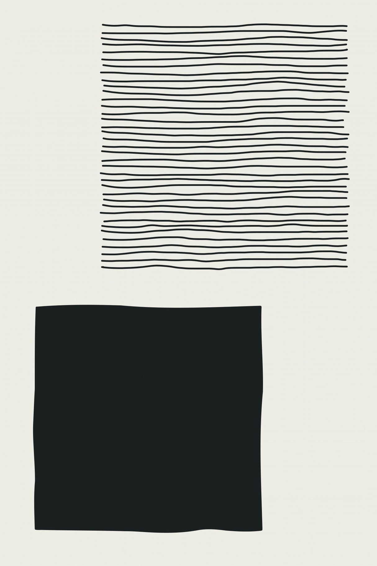 Dark Minimalism Series #1 Poster och Canvastavla