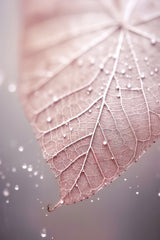 Rosy Leaf Poster och Canvastavla