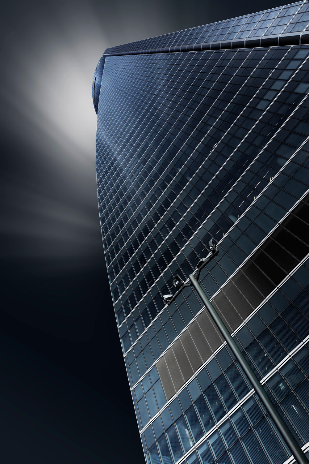 Blue building Poster och Canvastavla