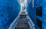 blue alley Poster och Canvastavla
