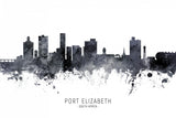 Port Elizabeth South Africa Skyline Poster och Canvastavla