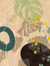 Leaves Nude 24. Januar 2021 13 Kopie Poster och Canvastavla