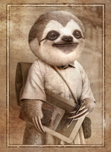 STUDENT SLOTH Poster och Canvastavla