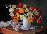 With spring bouquets Poster och Canvastavla