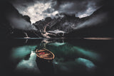 The dark side of Braies Poster och Canvastavla