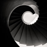 Spiral Staircase Poster och Canvastavla