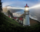 Heceta Head Lighthouse Poster och Canvastavla