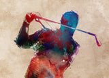 Golf Sport Art (3) Poster och Canvastavla
