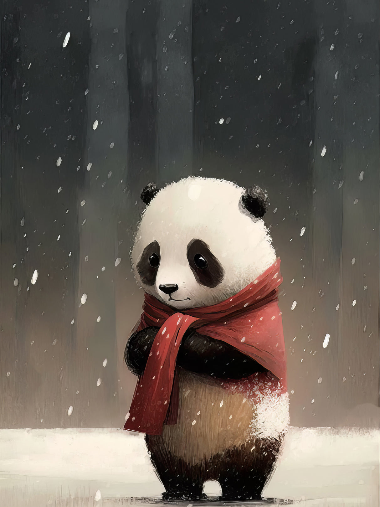 Panda 1 Poster och Canvastavla