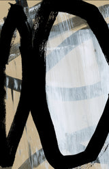 Bold Black On White No1 Poster och Canvastavla