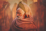 Old Rajasthani man Poster och Canvastavla