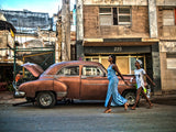 Street Havana Cuba Poster och Canvastavla