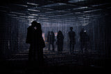Kissing in the lights forest Poster och Canvastavla