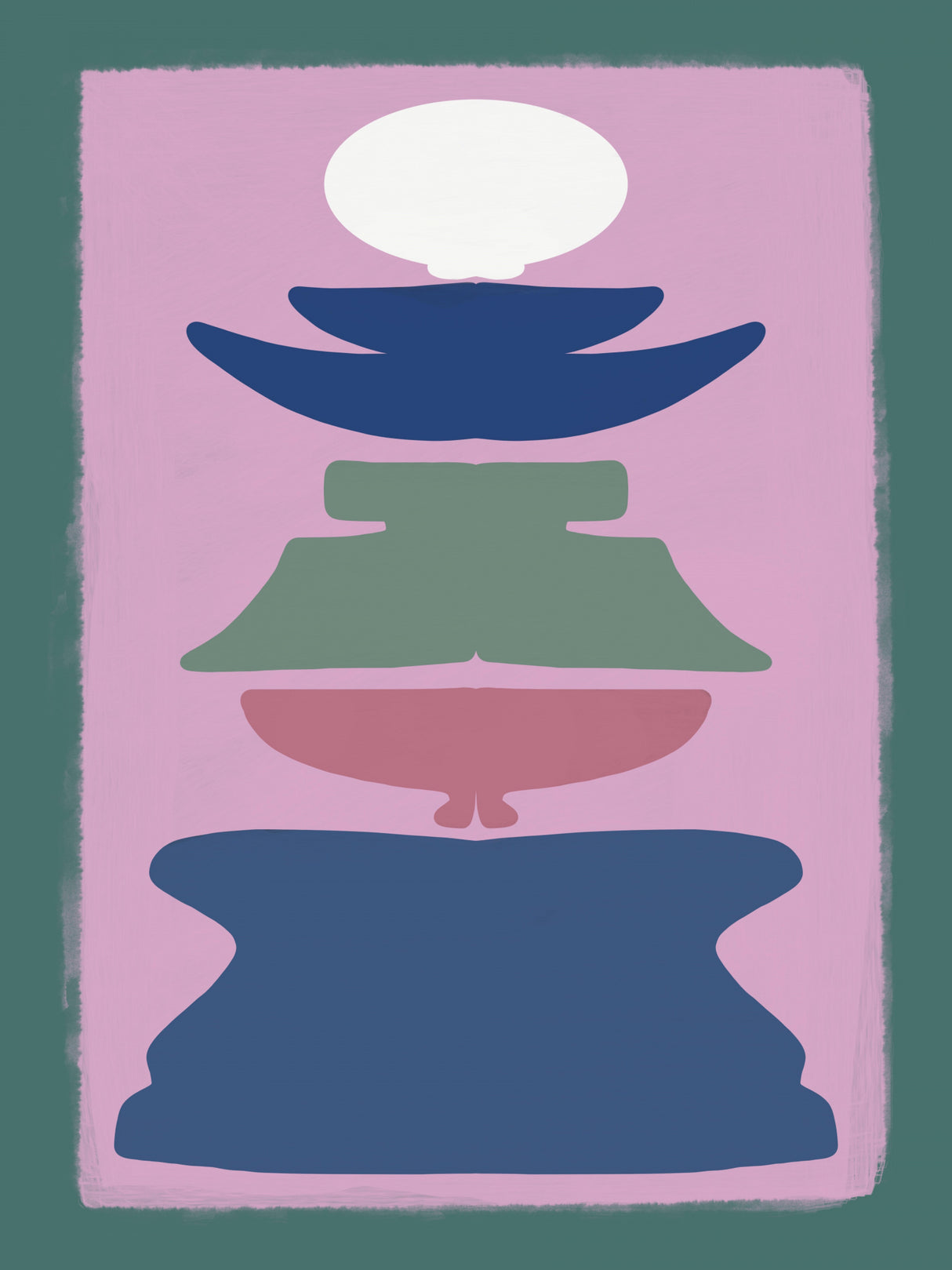 Moon Balance Poster och Canvastavla
