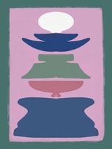 Moon Balance Poster och Canvastavla