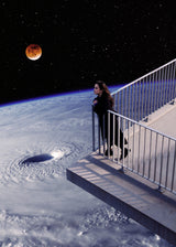 Woman In The Space Poster och Canvastavla