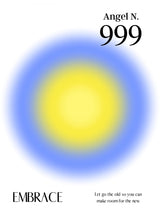 Angel Number 999 Poster och Canvastavla