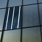 White bars Poster och Canvastavla