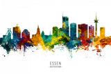 Essen Germany Skyline Poster och Canvastavla