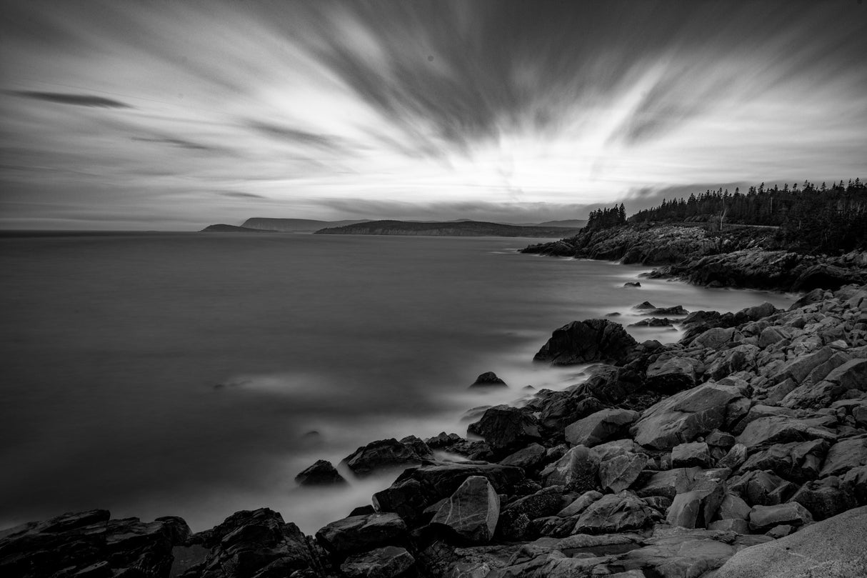 Rocky Shore Poster och Canvastavla