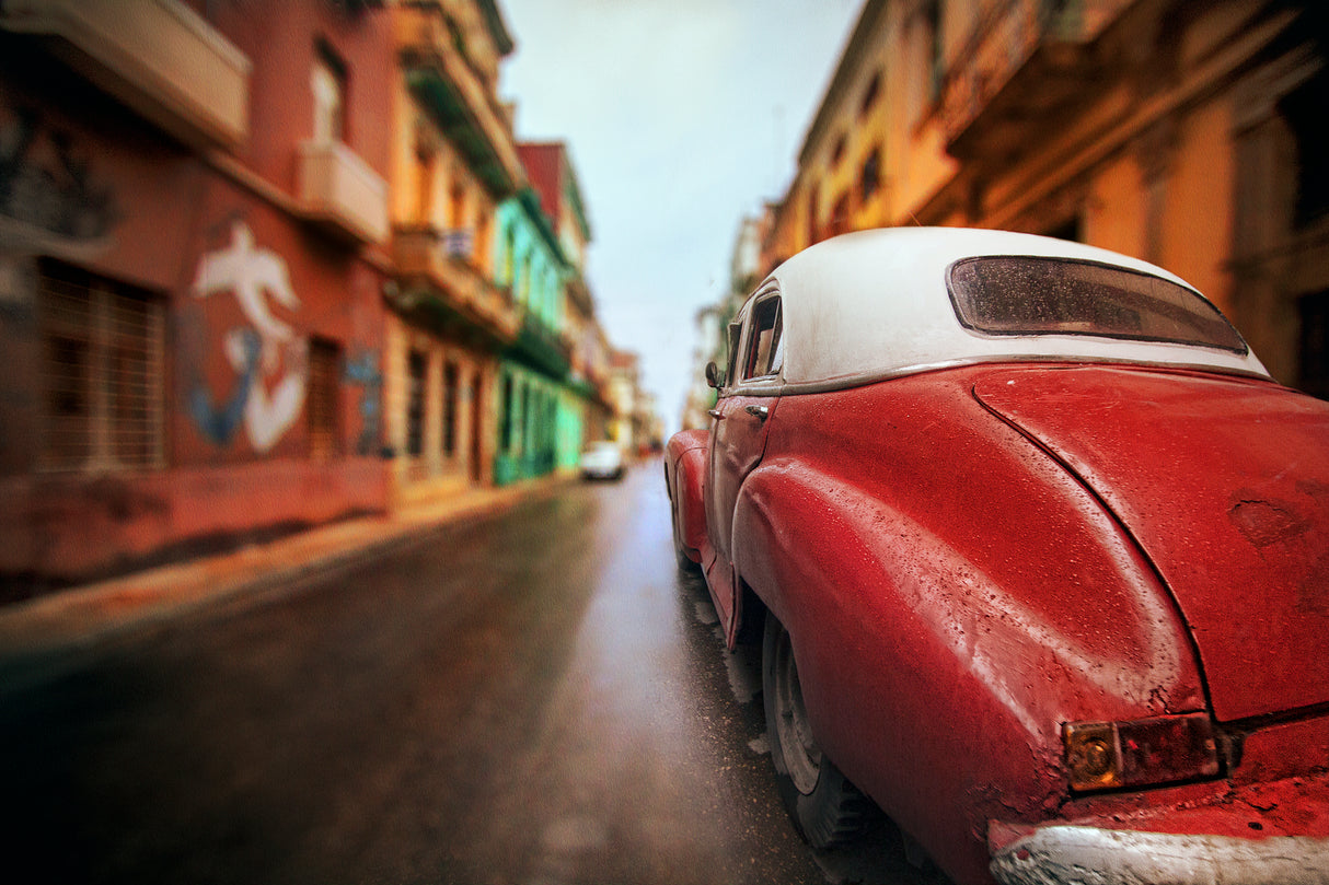 Cuba Street Car Poster och Canvastavla