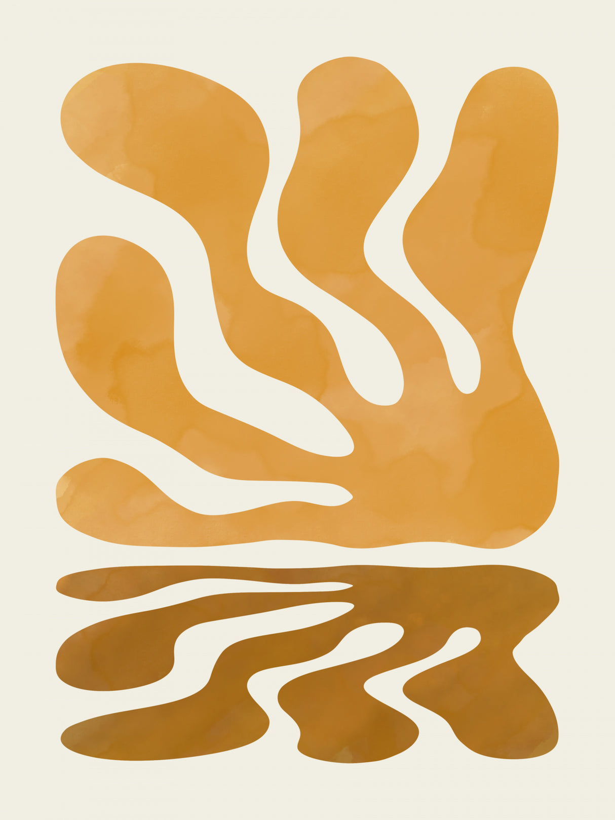 Watercolor Corals Poster och Canvastavla