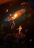 Follow the Light Poster och Canvastavla