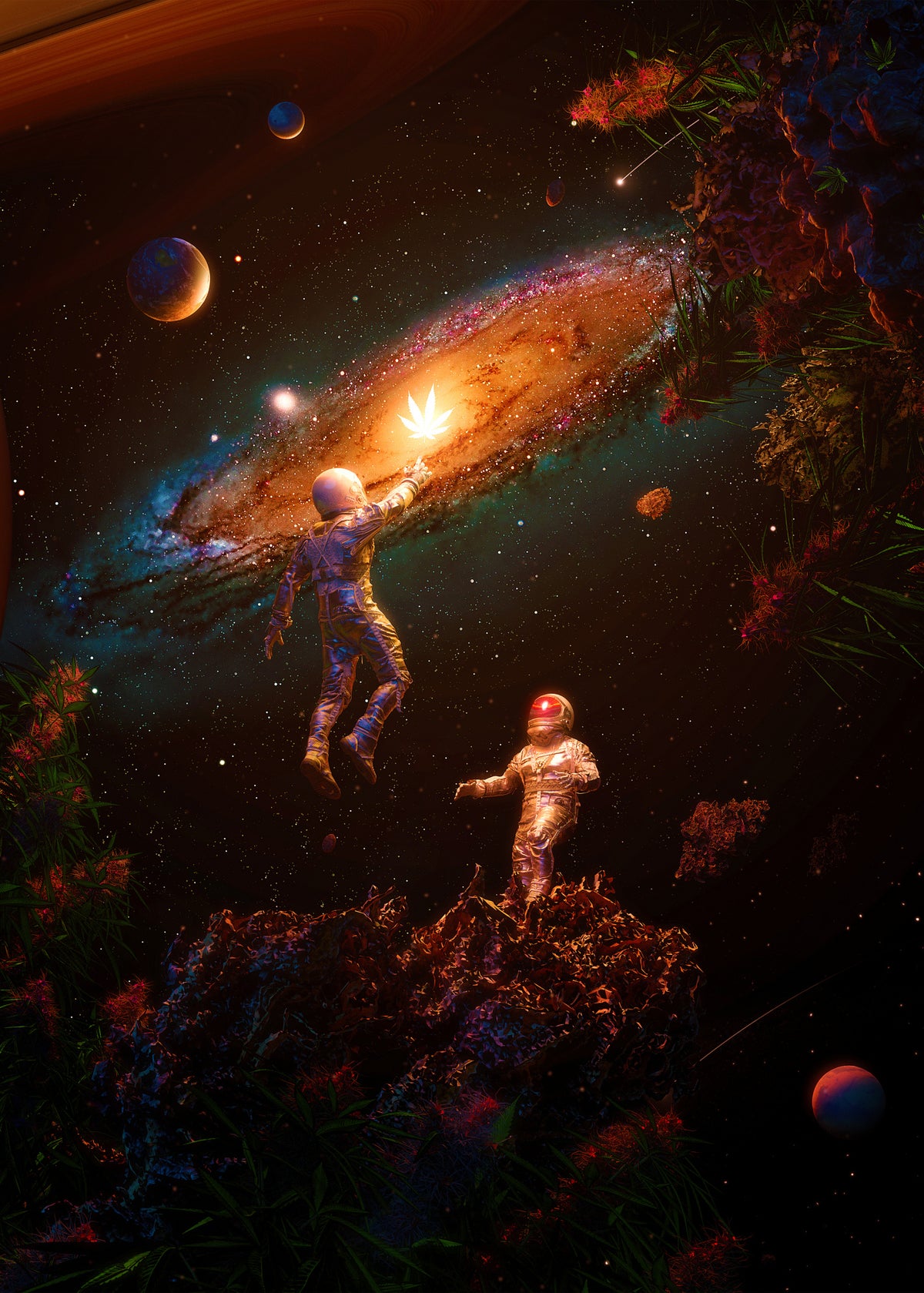 Follow the Light Poster och Canvastavla