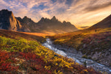 Mountain Paradise Poster och Canvastavla