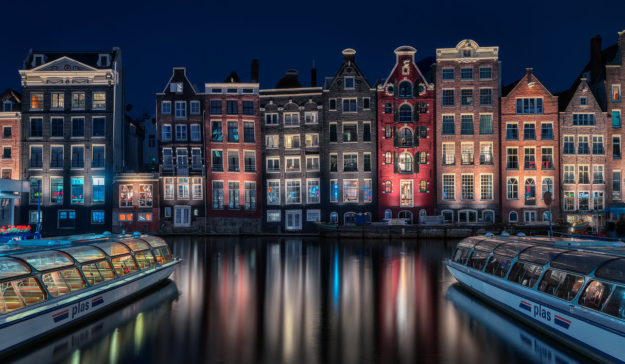 Amsterdam colors Poster och Canvastavla