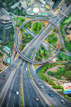 The Clover Interchange (Semanggi) Poster och Canvastavla