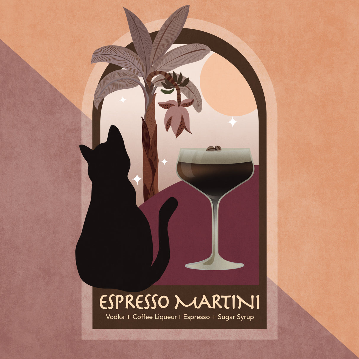 Kokteyl Ezpresso Martini Poster och Canvastavla