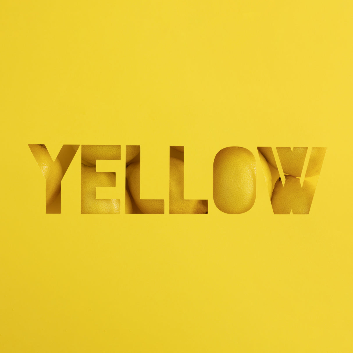 Yellow Poster och Canvastavla