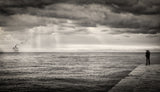 The photographer and the sea Poster och Canvastavla