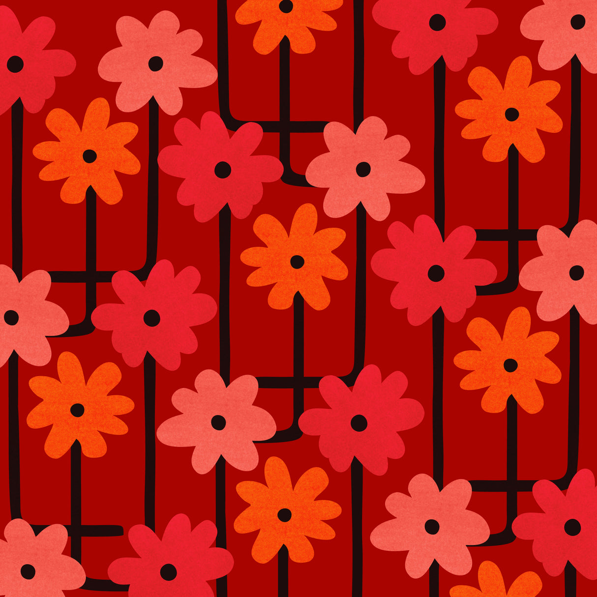 Blooms On the Move Poster och Canvastavla