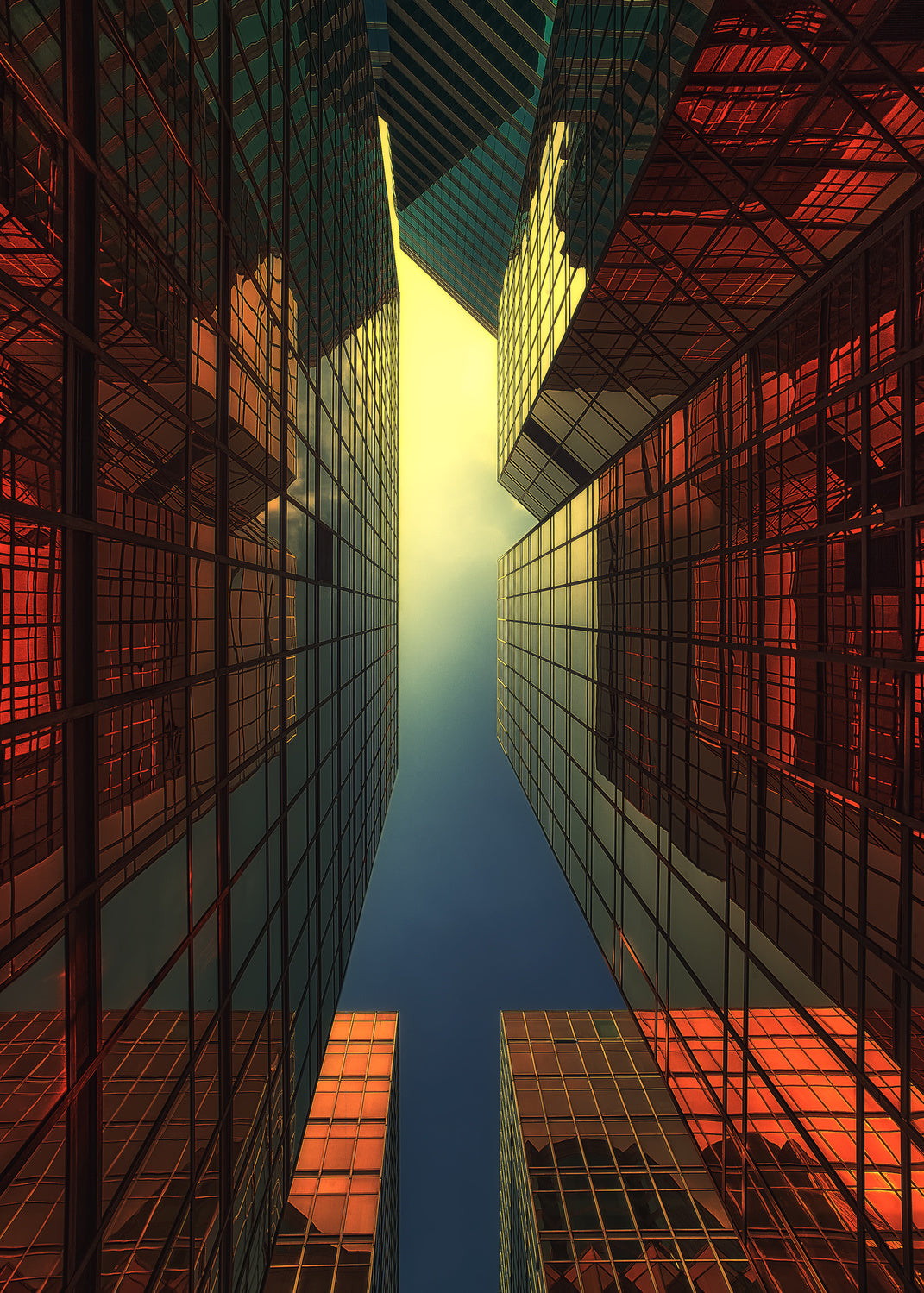Hong Kong city Poster och Canvastavla