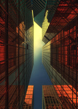 Hong Kong city Poster och Canvastavla