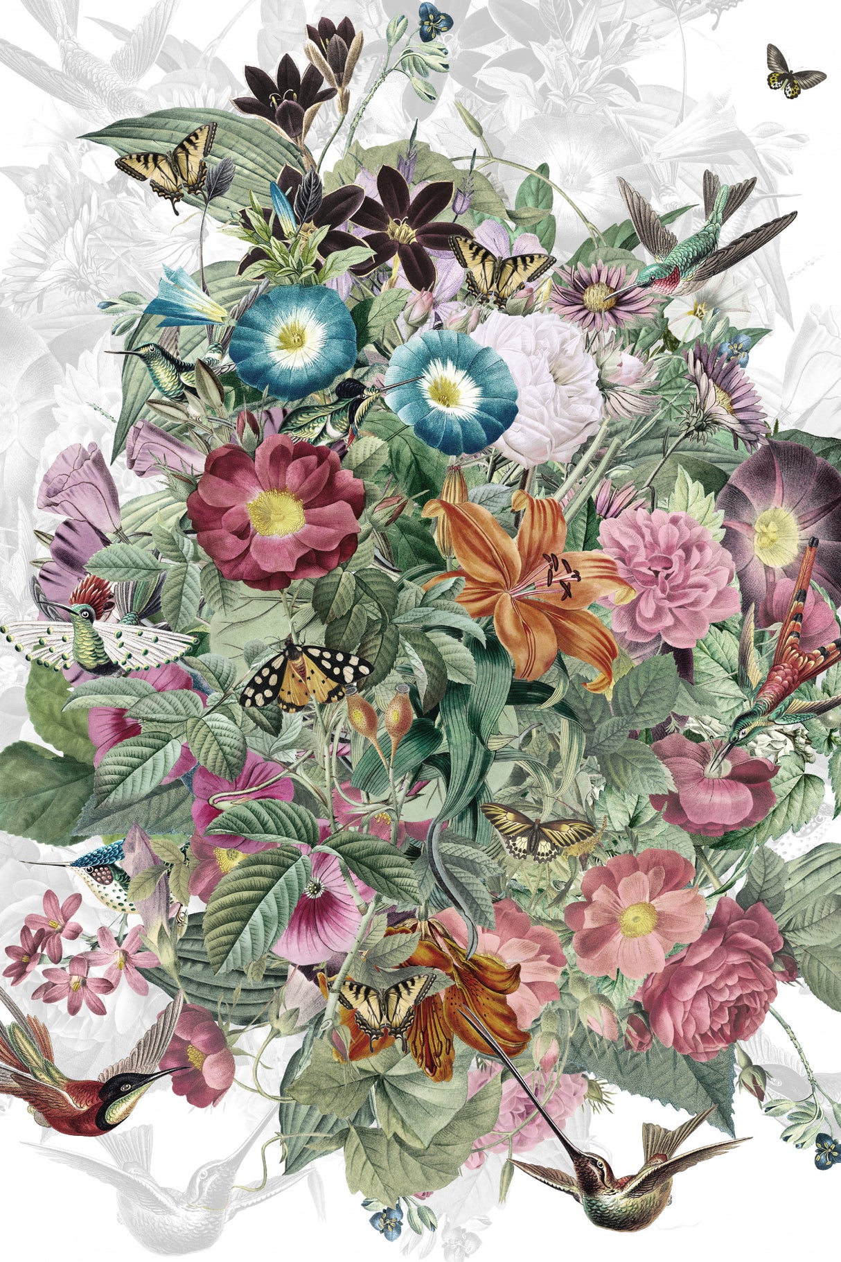 Wild About the Flowers 1 Poster och Canvastavla