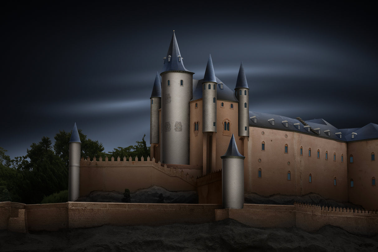 Segovia Castle in Japan Poster och Canvastavla