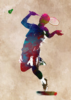 Badminton Sport Art 3 Poster och Canvastavla