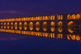 Blue time in thirty three bridges Poster och Canvastavla