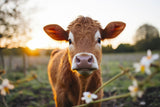 Young Cow Poster och Canvastavla