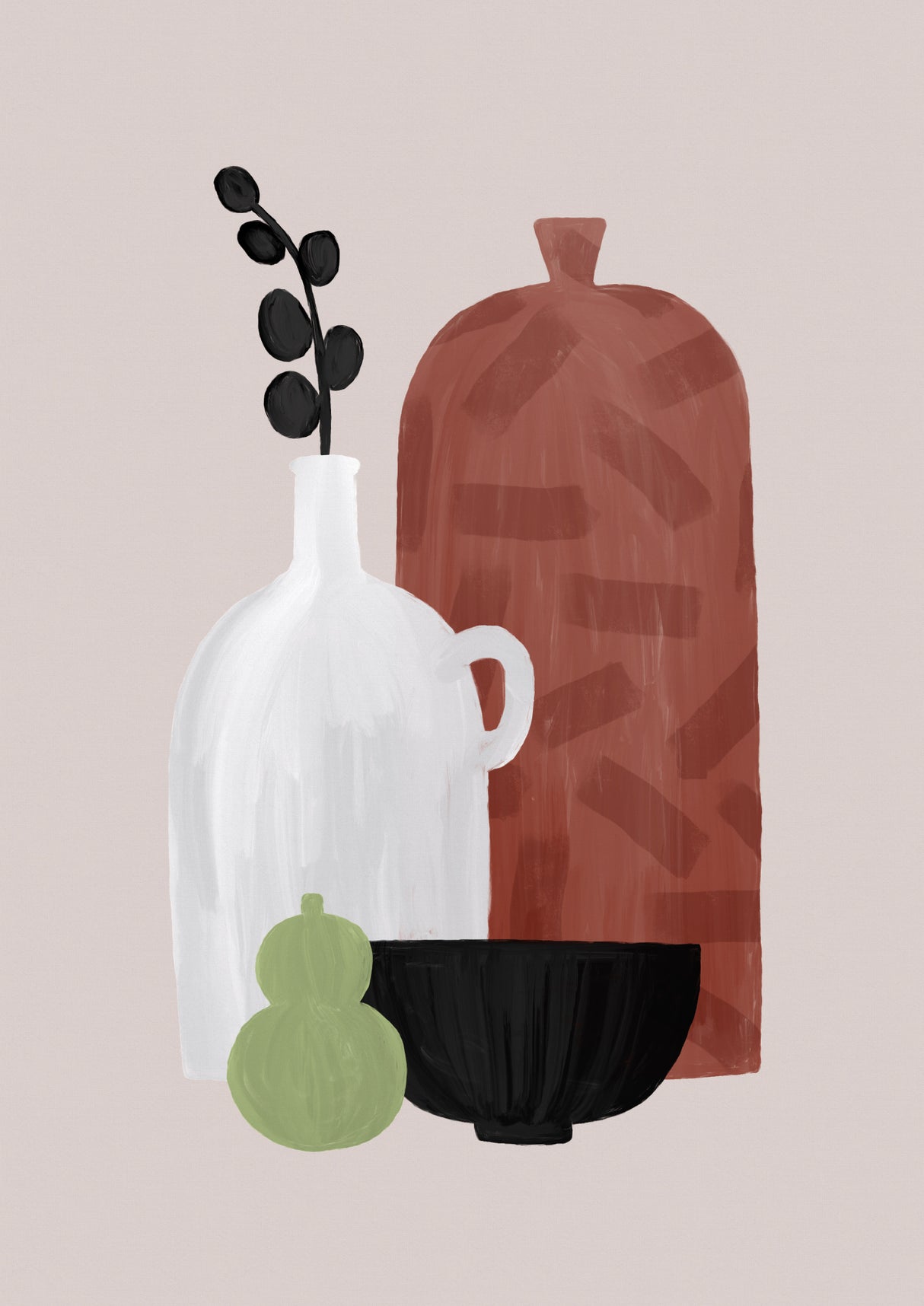 Boho Objects III Poster och Canvastavla