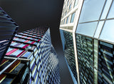High-rise building with colourful facade Poster och Canvastavla