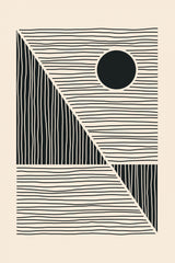 Minimal Abstract Series #8 Poster och Canvastavla