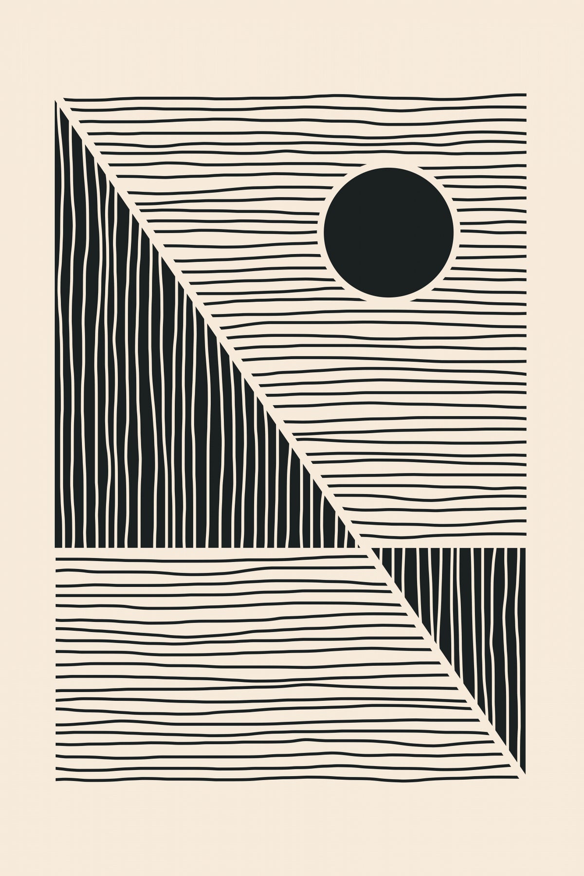 Minimal Abstract Series #8 Poster och Canvastavla