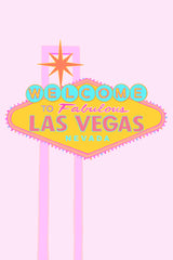 Las Vegas Sign Poster och Canvastavla