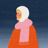 Winter Walk Portrait Poster och Canvastavla